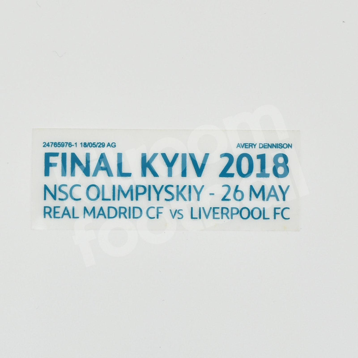 PATCH / BADGE - REAL MADRID FINAL KYIV 2018