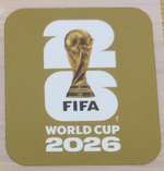 Patch/badge - 2026 World Cup Gold and White