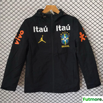 2026 Brazil Jordan black Windbreaker