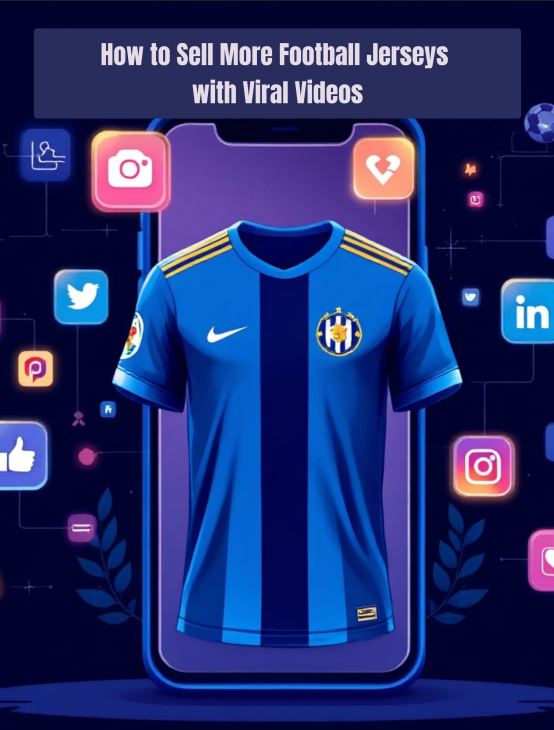 PACKAGE OF VIRAL VIDEOS + E-BOOK: HOW TO SELL MORE FOOTBALL JERSEYS WITH VIRAL VIDEOS