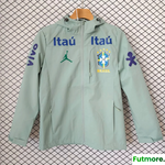 2026 Brazil Jordan light green Windbreaker Jacket