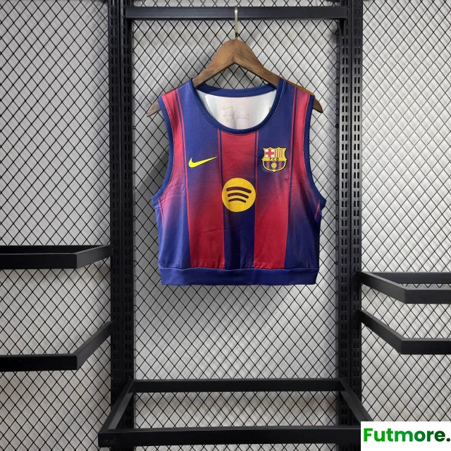 Barcelona Crop Top Home 2025-26