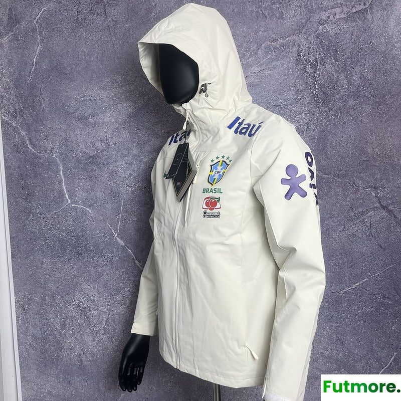 Brazil outdoor Windbreaker white