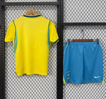 2026 Brazil Home World Cup Kids Kit
