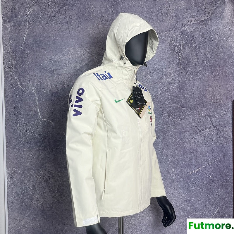 Brazil outdoor Windbreaker white