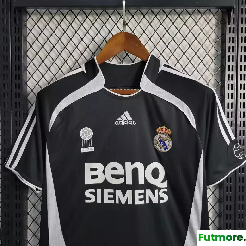 06/07 Real Madrid Third Retro Jersey Black