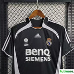 06/07 Real Madrid Third Retro Jersey Black