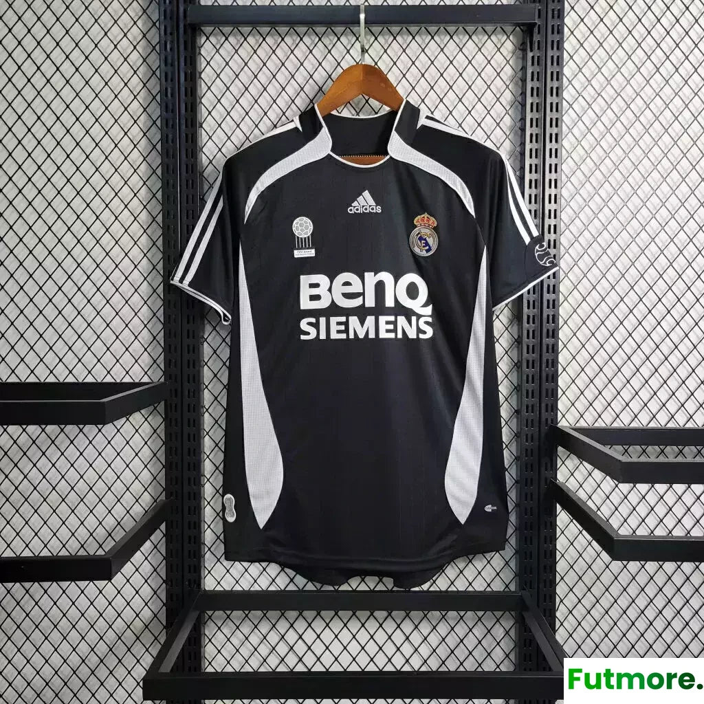 06/07 Real Madrid Third Retro Jersey Black