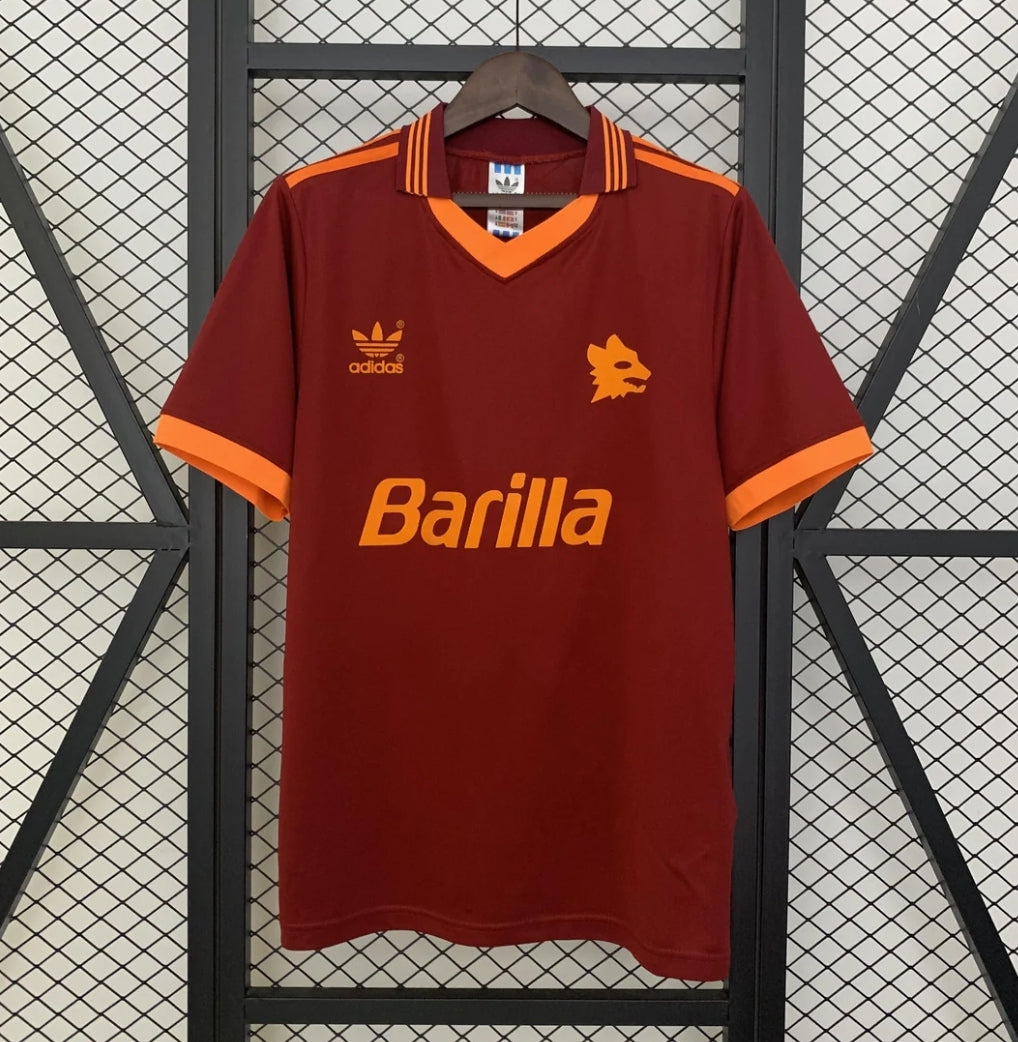Retro 92/94 AS Roma Home Jersey