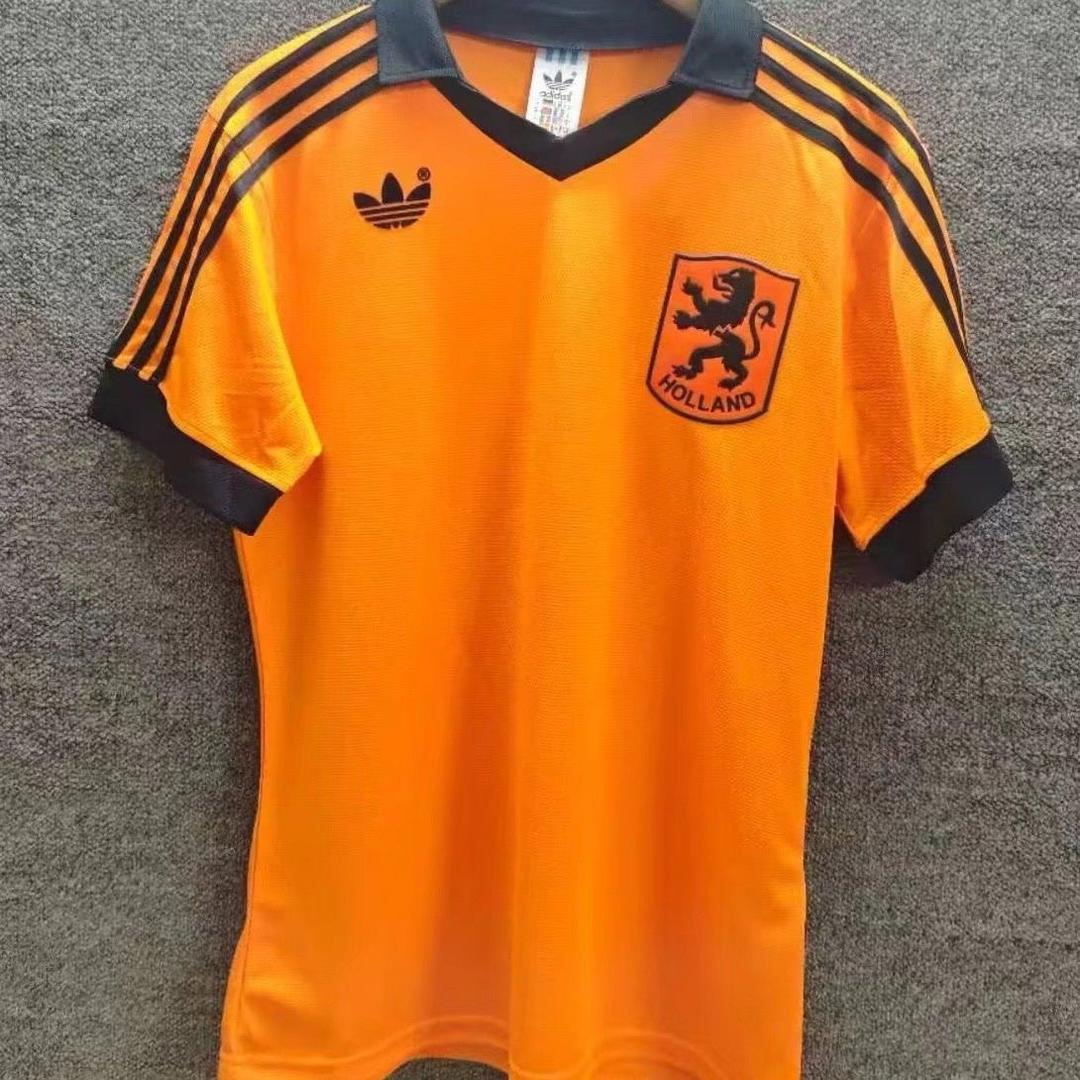 1978 Netherlands Home Retro Jersey