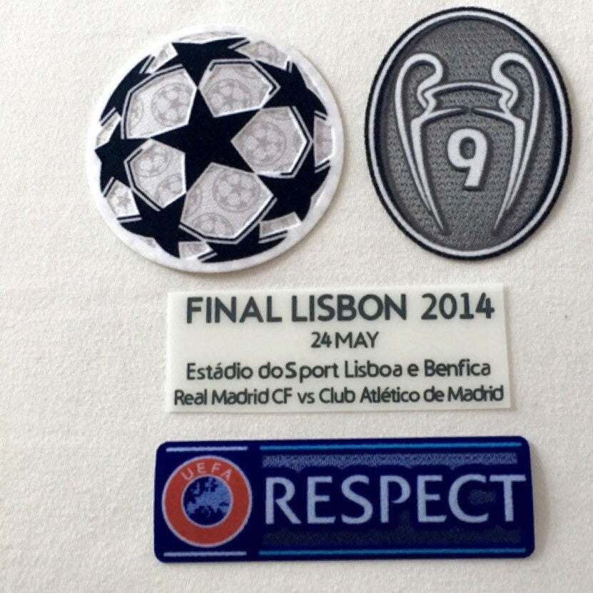 PATCH / BADGE - REAL MADRID FINAL 2014 LISBON COMPLETE