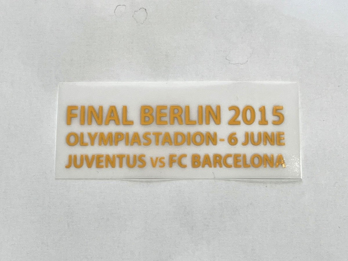 PATCH / BADGE - BARCELONA FINAL BERLIN 2015