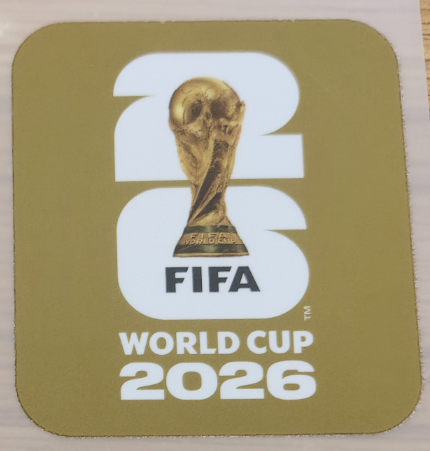 Patch/badge - 2026 World Cup Gold and White