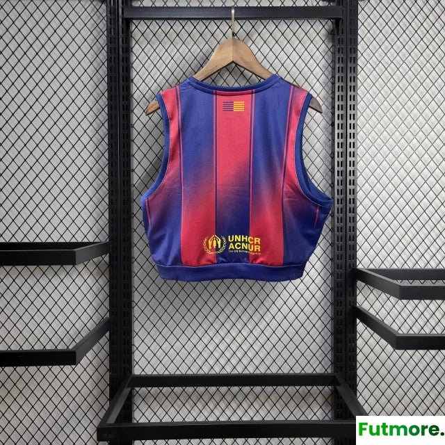 Barcelona Crop Top Home 2025-26