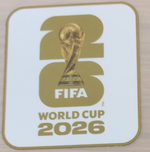 Patch/badge - 2026 World Cup White and Gold