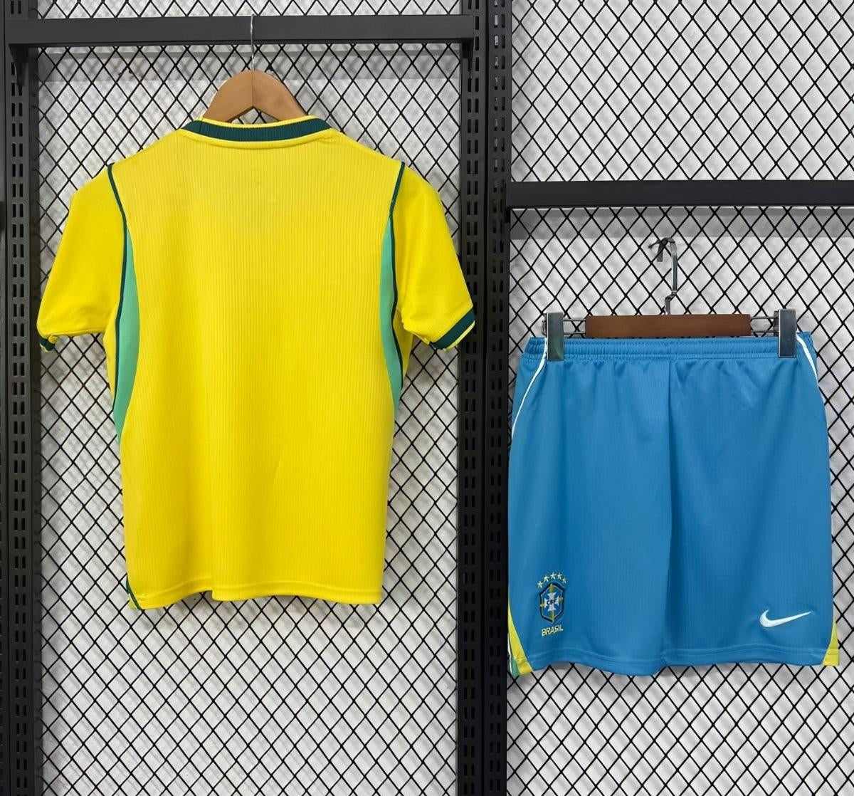 2026 Brazil Home World Cup Kids Kit