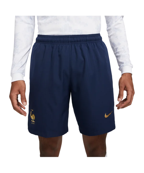 2022 France Away Shorts Navy Blue