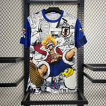2025 Japan Blue/White with One Piece Manga Jersey