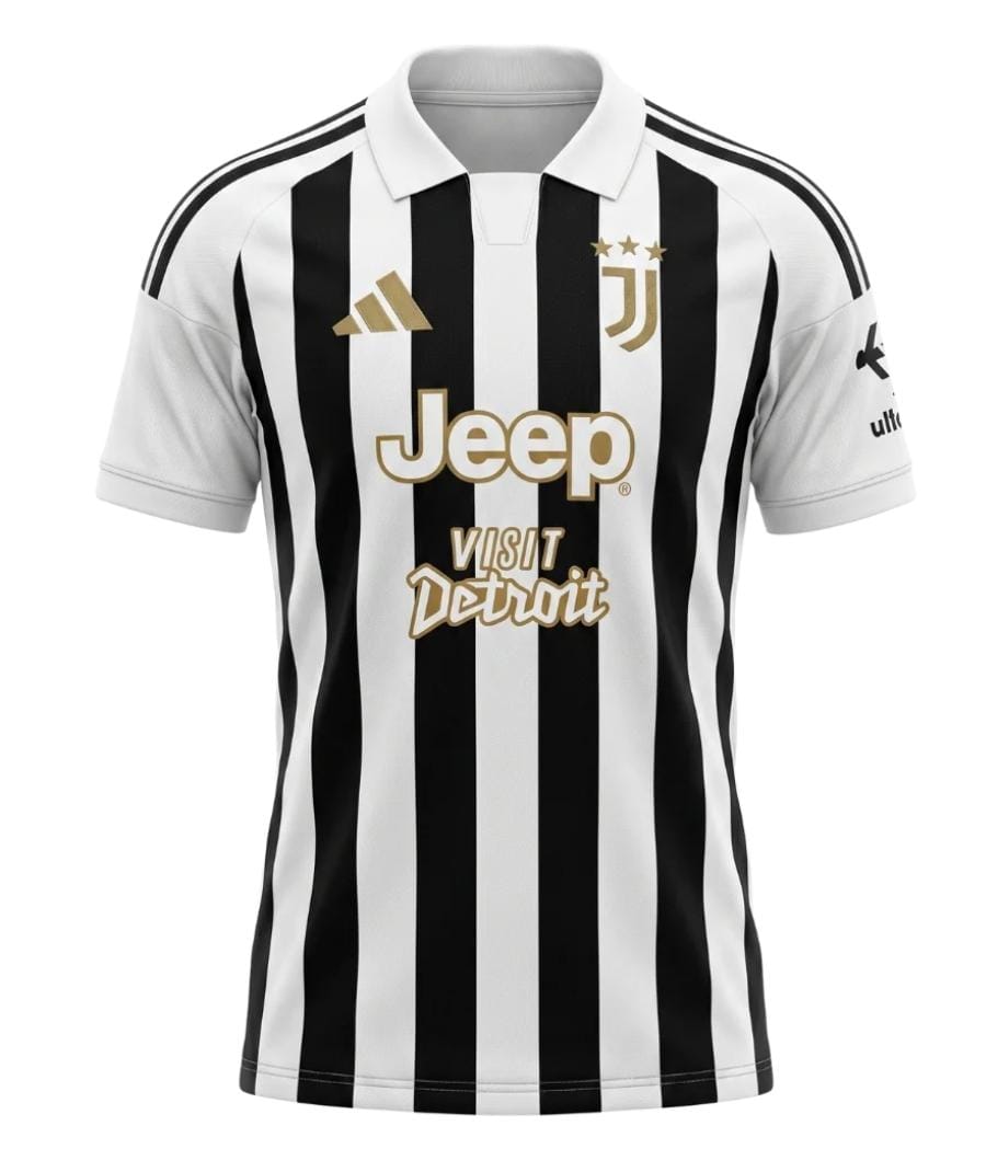 26/27 Juventus Home "Visit Detroit" Special Edition Jersey