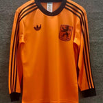 1978 Netherlands Home Long Sleeve Retro Jersey